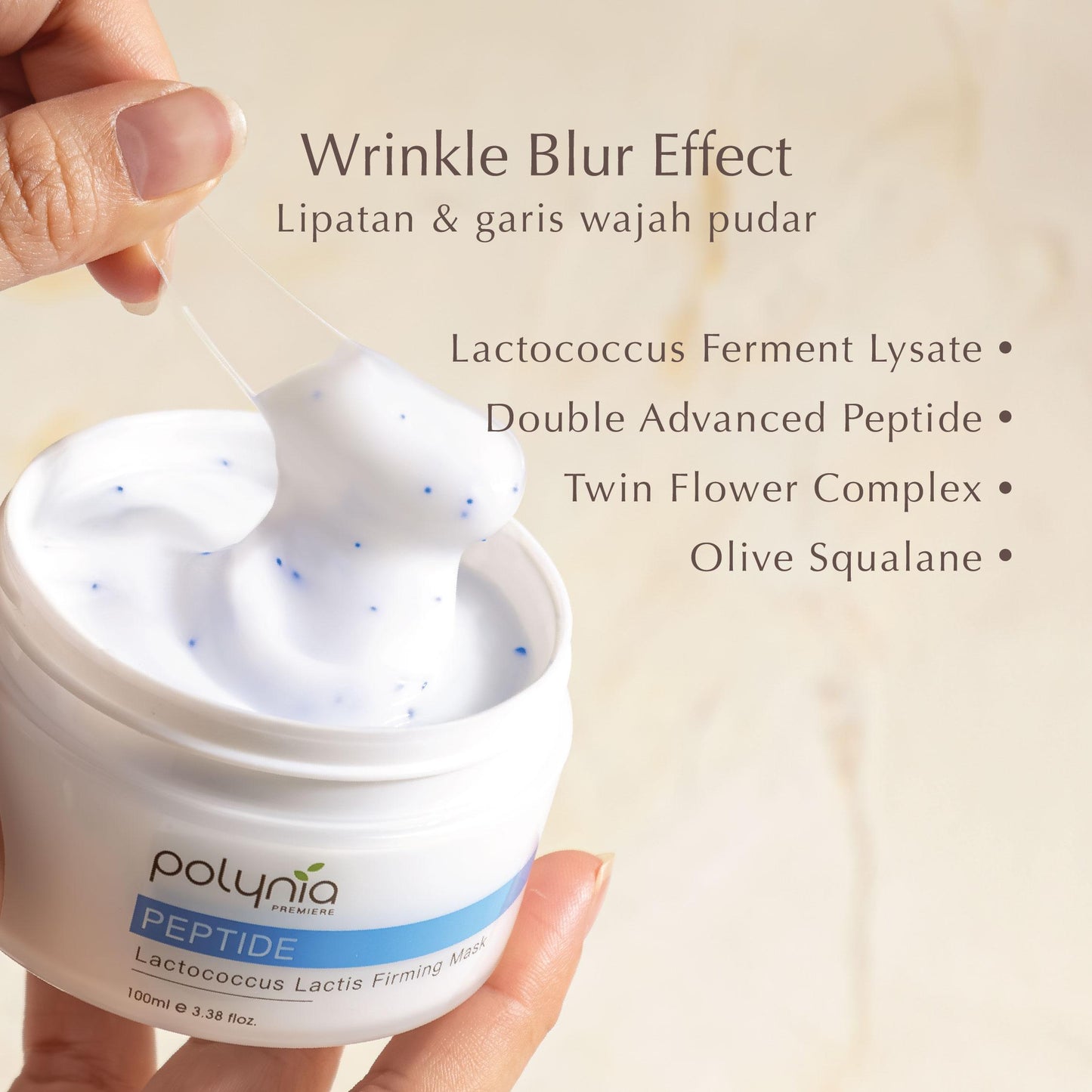 POLYNIA | Peptide Lactococcus Lactis Firming Mask 100ml