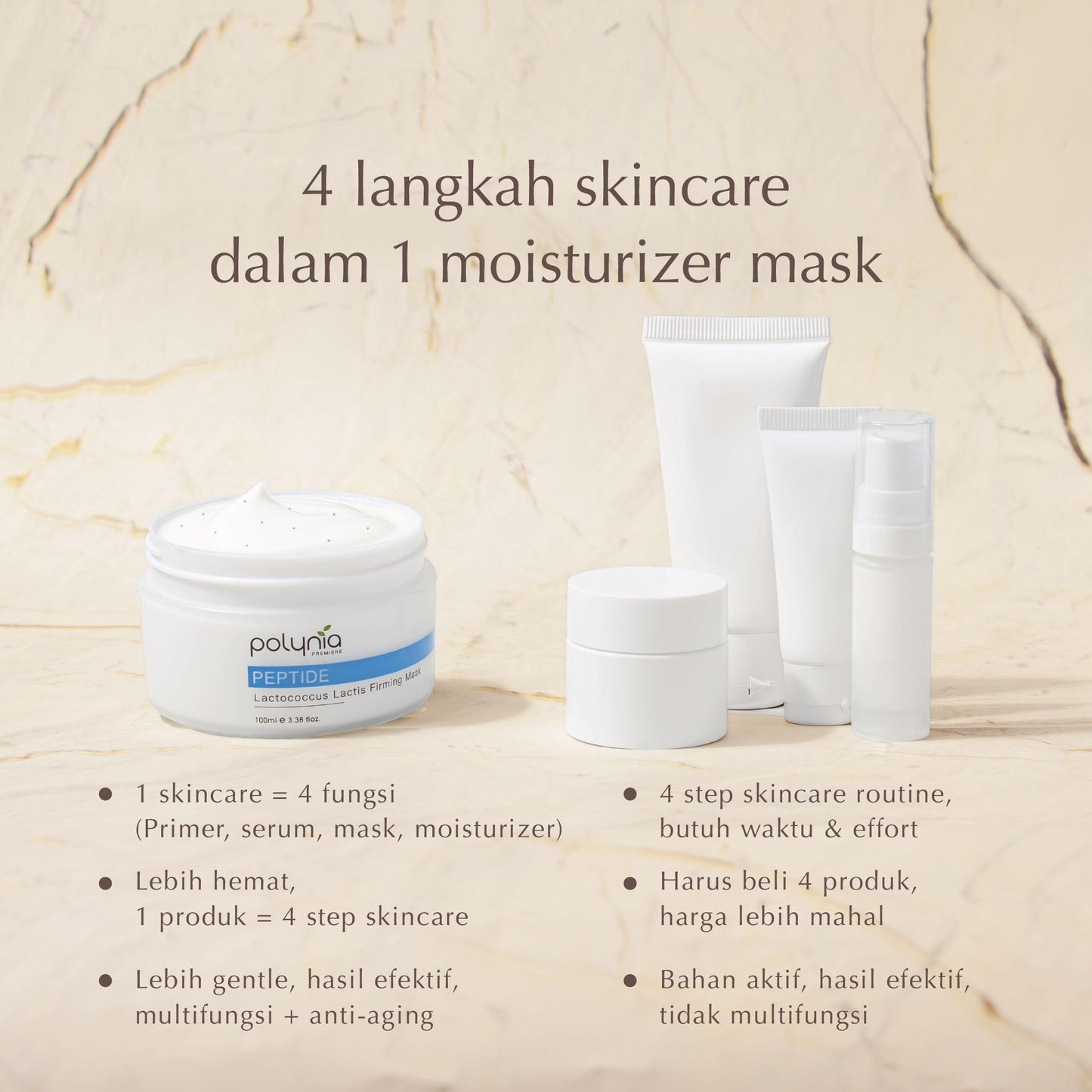 POLYNIA | Peptide Lactococcus Lactis Firming Mask 100ml