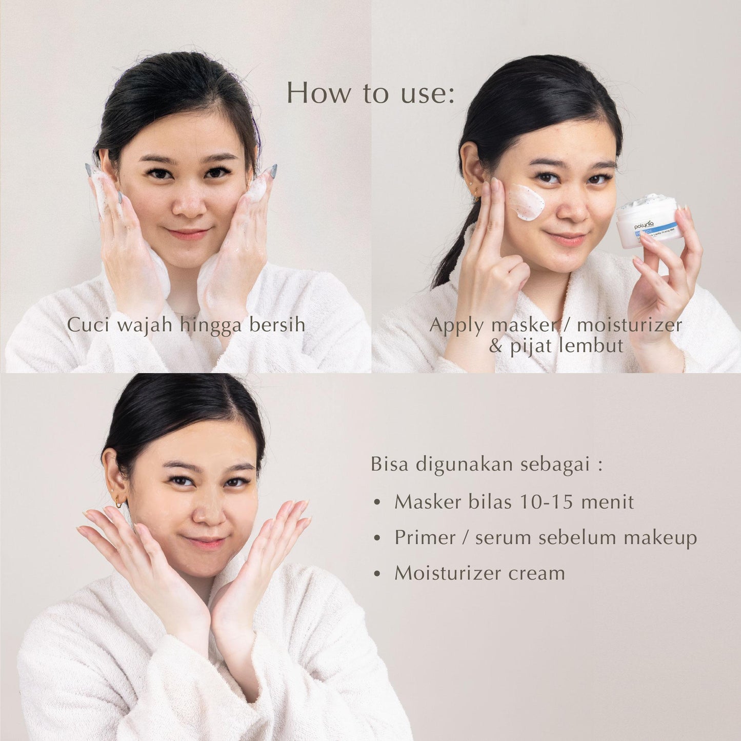 POLYNIA | Peptide Lactococcus Lactis Firming Mask 100ml
