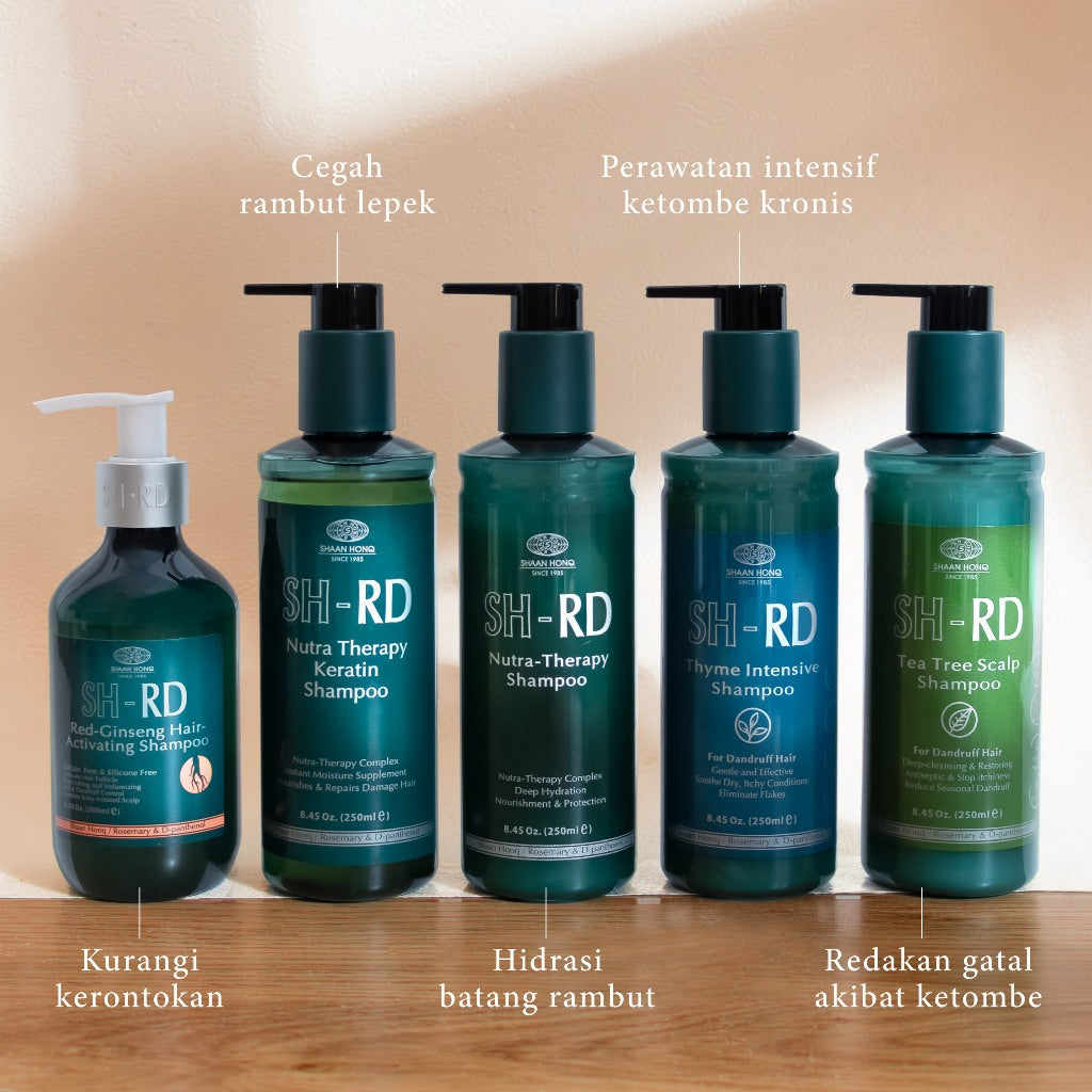 SH-RD Thyme Intensive Shampoo 250ml | Cocok untuk Ketombe Kronis, Kulit Sensitif & Bersihkan Ketombe Kerak