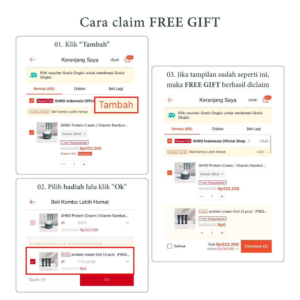 Free Gift 1pcs Thyme Shampoo 15ml