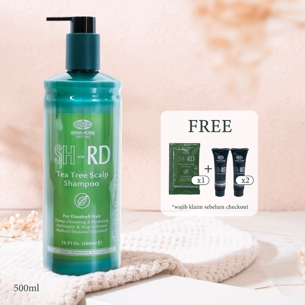SH-RD Tea Tree Scalp Shampoo | Cocok untuk Kulit Kepala Gatal Kronis, Ketombe Kering, Kulit Kepala Sensitif & Kemerahan