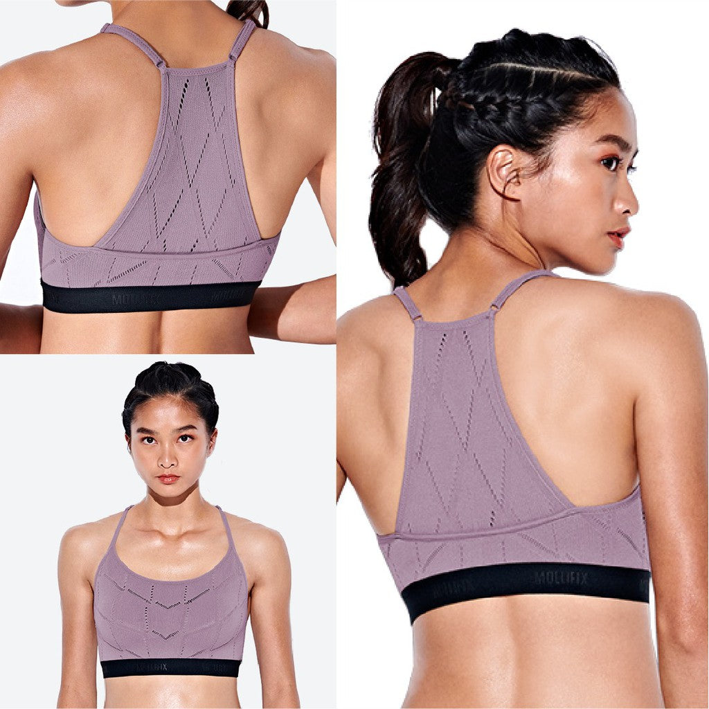 Mollifix | Trapezoid Senseless - 2in1- Bebas Sakit Dada Terbentuk- Hold Me Bra Harian-Fix Pad