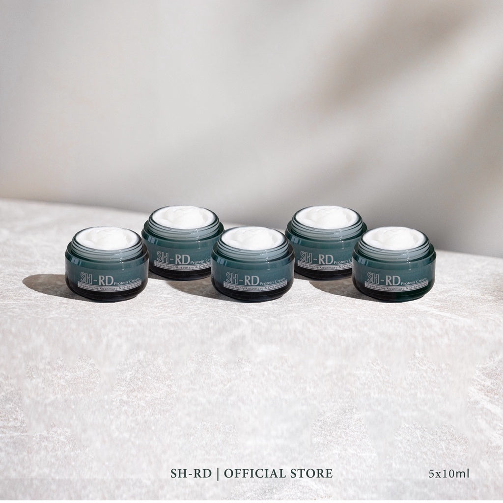 SHRD Protein Cream 50ml | Perawatan Rambut Kering, Rontok| Vitamin Rambut & Heat Protector