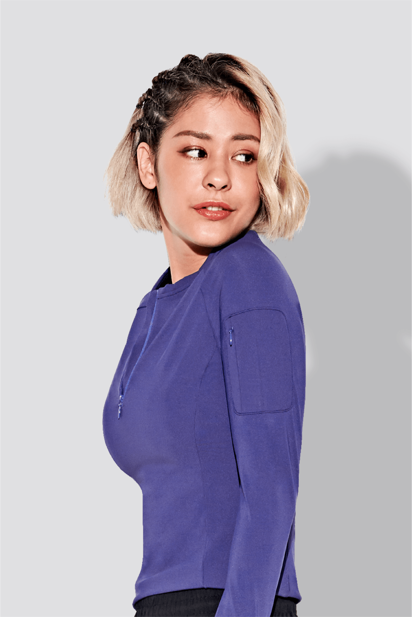 Swiftly Long Sleeve Tee - Navy Blue