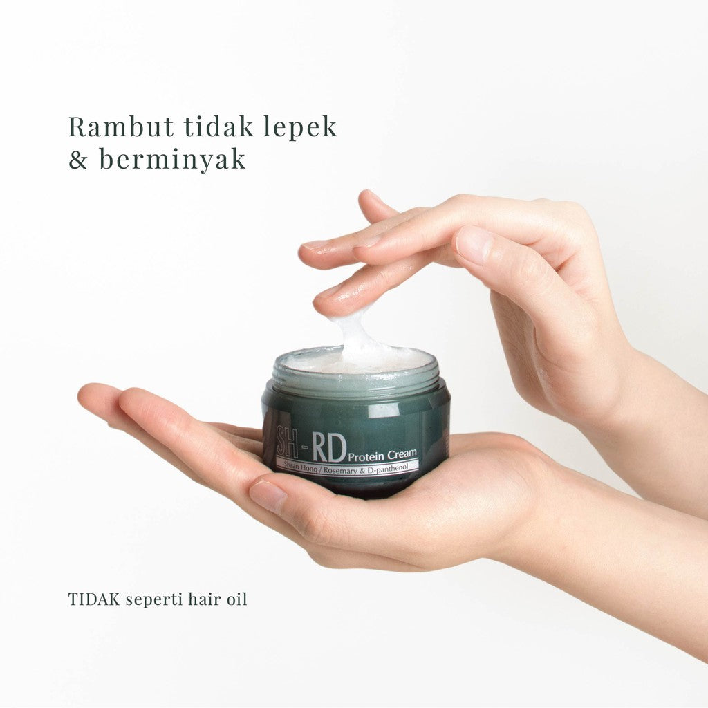 SHRD Protein Cream 5ml | Vitamin Rambut & Heat Protector | Perawatan Rambut Kering Kusut Ngembang