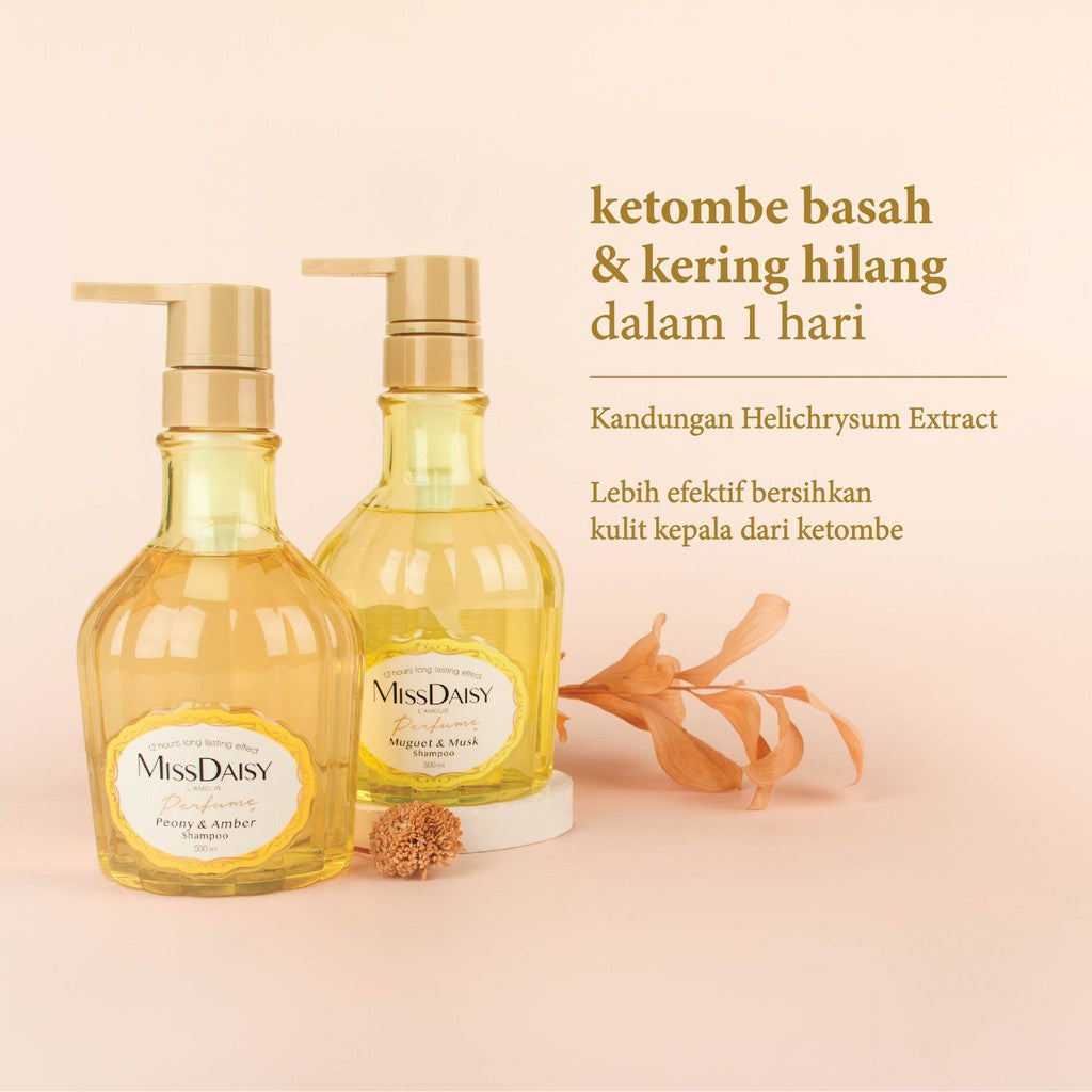 MISS DAISY | Anti Rontok Anti Lepek Wangi Tahan Lama 12 Jam | French Perfume Shampoo