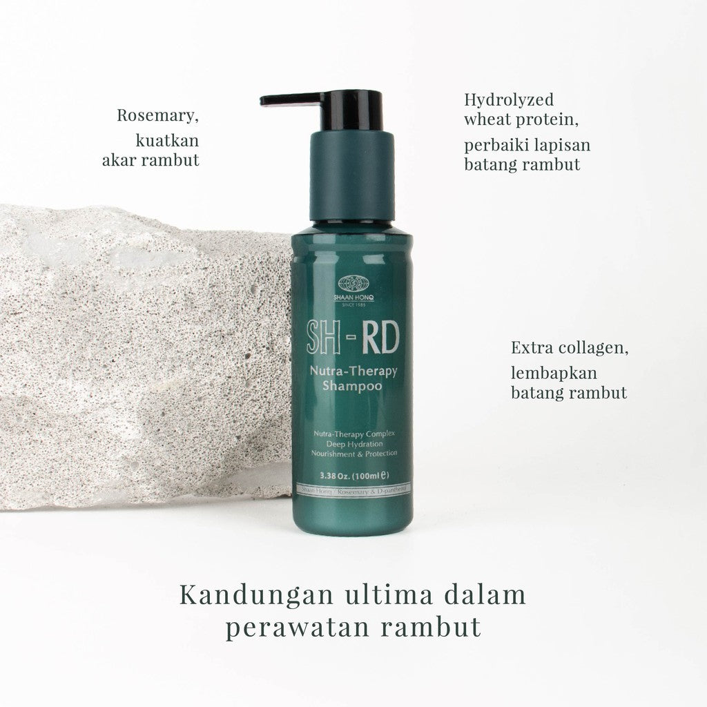 SHRD Nutra Therapy Collagen Shampoo 15ml x 1 | Anti Rontok & Ketombe | Perawatan Rambut Kering,