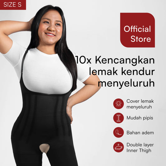 CHESS Bodyshaper with Slimming Pants for Moms/ Tanpa Tulang & Kawat / Anti Gatal Ruam