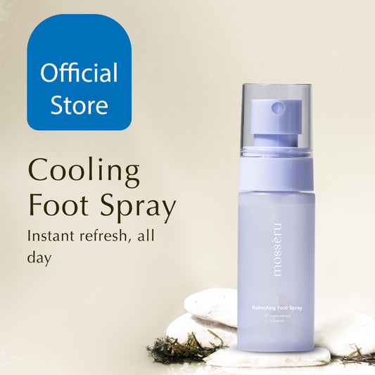 MOSSÈRU Cooling Foot Spray 50ml | Refreshing Foot Spray | Penghilang Bau Kaki