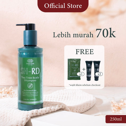 SH-RD Tea Tree Scalp Shampoo | Cocok untuk Kulit Kepala Gatal Kronis, Ketombe Kering, Kulit Kepala Sensitif & Kemerahan