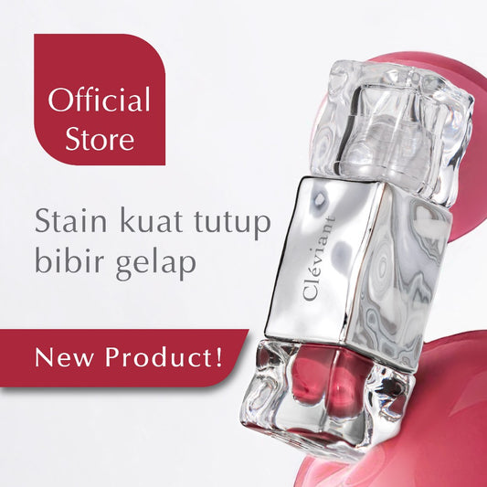 CLEVIANT - Liptint Crystal Glazy Tint Cover Bibir Gelap | Lip Stain | Transferproof | Melembabkan | Bibir Gelap | Tahan Lama | Ringan | Waterproof | 2,5gr