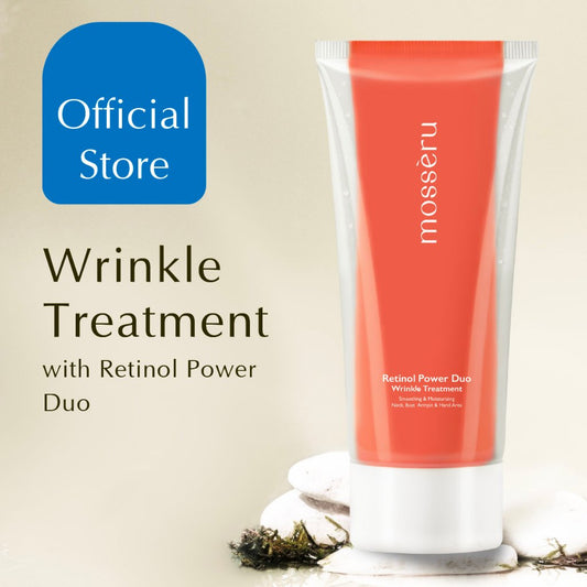 MOSSÈRU Retinol Power Duo Wrinkle Treatment | Krim Retinol | Anti Aging | Anti Keriput | Atasi Kerutan | Garis Halus | Melembabkan Kulit | Memudarkan Garis Halus
