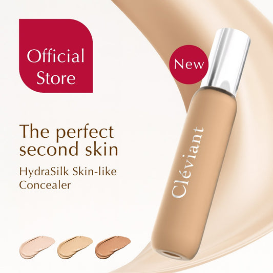 CLEVIANT - NEW Concealer - Panthenol All Day Cover Concealer | Medium-to-High Coverage | Tekstur Ringan | Melembapkan | Tidak dempul | Tidak geser | Creamy | Make Up