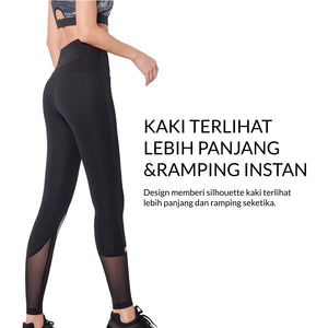 Mollifix | Water & Land Quick Dry Leggings | Super Elastis | Anti Robek | Tahan Gesekan | High Waist Legging