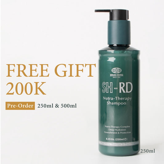 SHRD Nutra Therapy Collagen Shampoo | Anti Rontok & Ketombe | Perawatan Rambut Kering, Rusak, Cabang