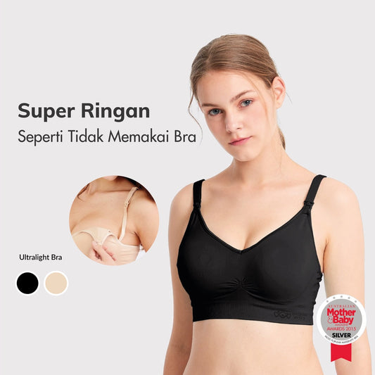 Mamaway / ANTIBAKTERI Breathable / Tahan Lama Mengangkat Payudara / Bra Hamil & Menyusui Ultra Light