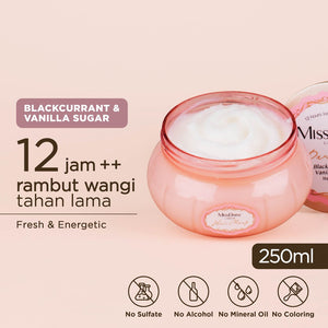 Open image in slideshow, Miss Daisy Sweet Blackcurrant &amp; Vanilla Sugar French Perfume Hair Mask
