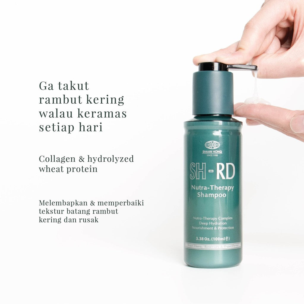 SHRD Nutra Therapy Collagen Shampoo | Anti Rontok & Ketombe | Perawatan Rambut Kering, Rusak, Cabang