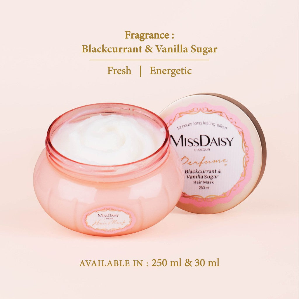 [BEST SELLER] MISS DAISY | Rambut Halus Anti Lepek | Wangi Tahan Lama | French Perfume Hair Mask