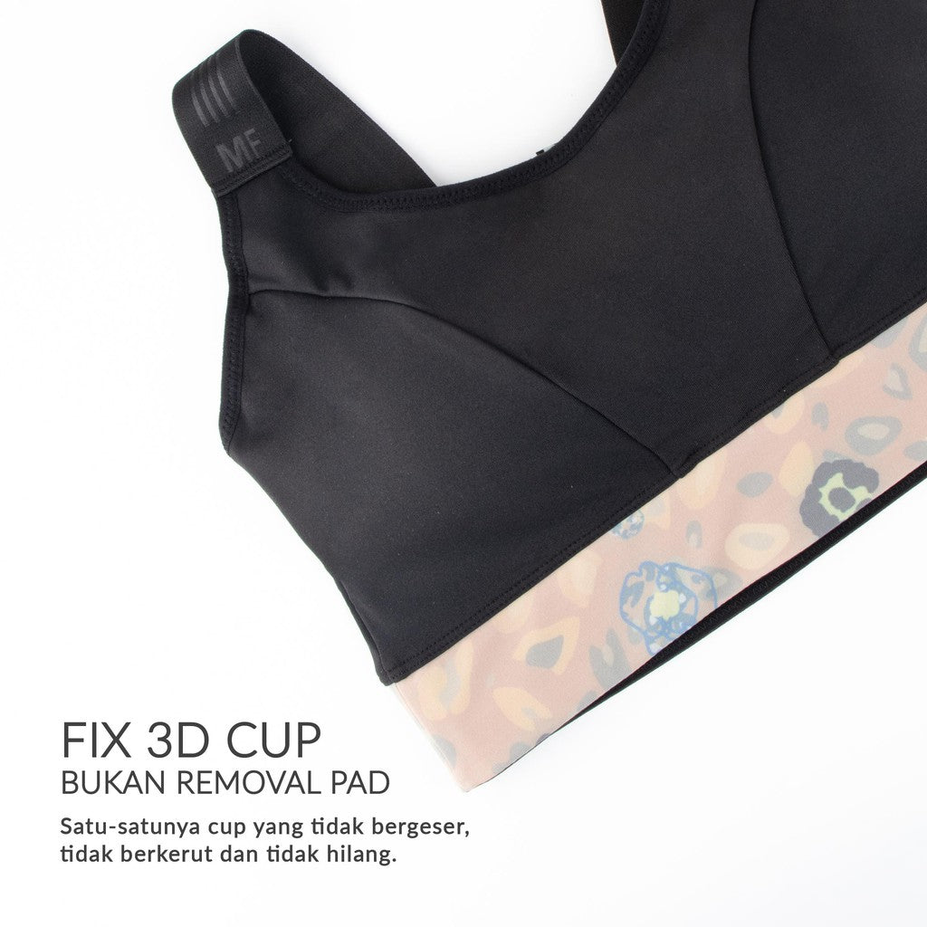 Mollifix | Uphold Adjustable Strap - 2X Lebih Menyangga Dada-Fix Pad Sporty Bra - Medium Intensity