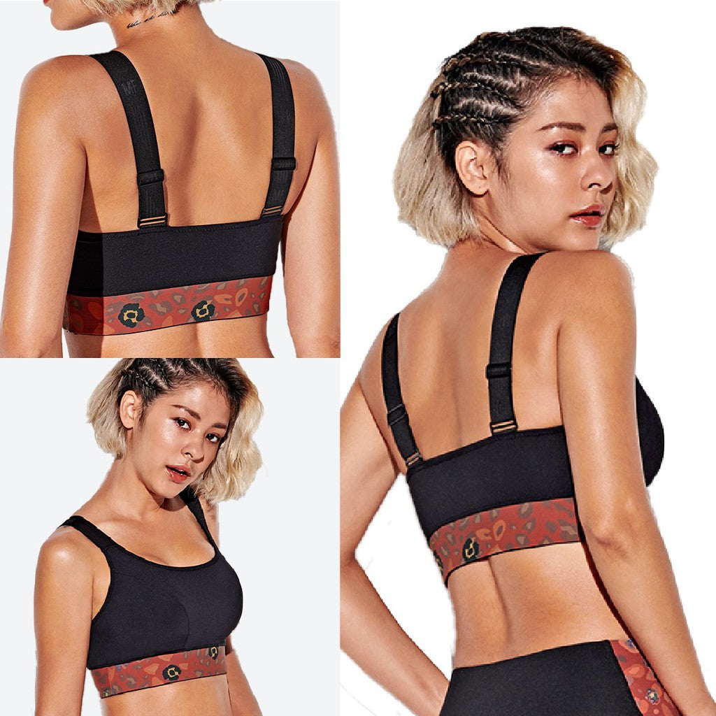 Mollifix | Uphold Adjustable Strap - 2X Lebih Menyangga Dada-Fix Pad Sporty Bra - Medium Intensity