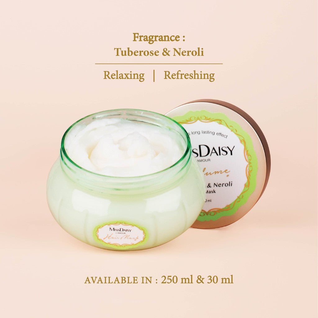 [BEST SELLER] MISS DAISY | Rambut Halus Anti Lepek | Wangi Tahan Lama | French Perfume Hair Mask