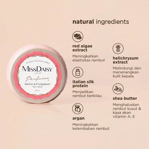 Miss Daisy Refreshing Melon & Frangipani French Perfume Hair Mask